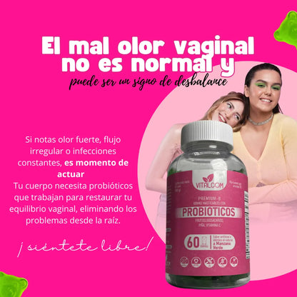 GOMITAS PROBIÓTICAS ✨ + ¡ENVIO GRATIS HOY!