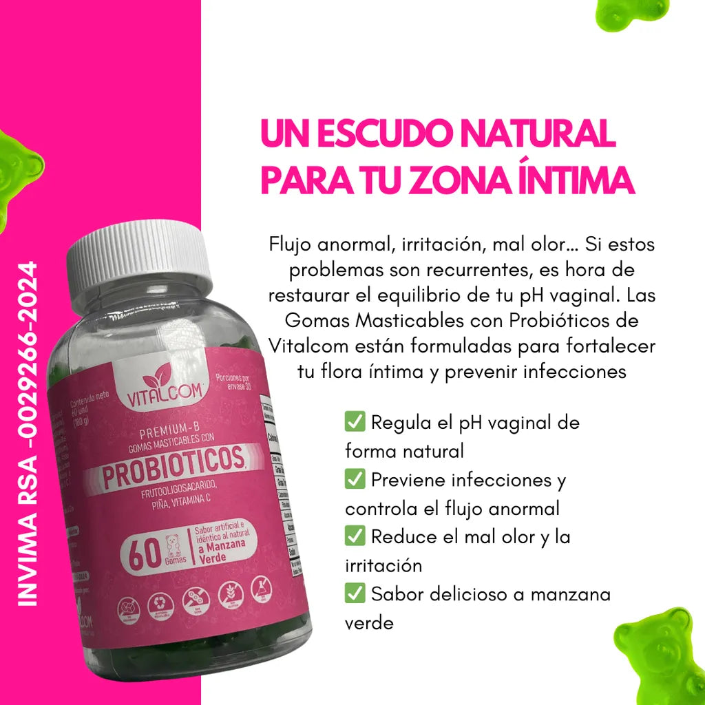 GOMITAS PROBIÓTICAS ✨ + ¡ENVIO GRATIS HOY!