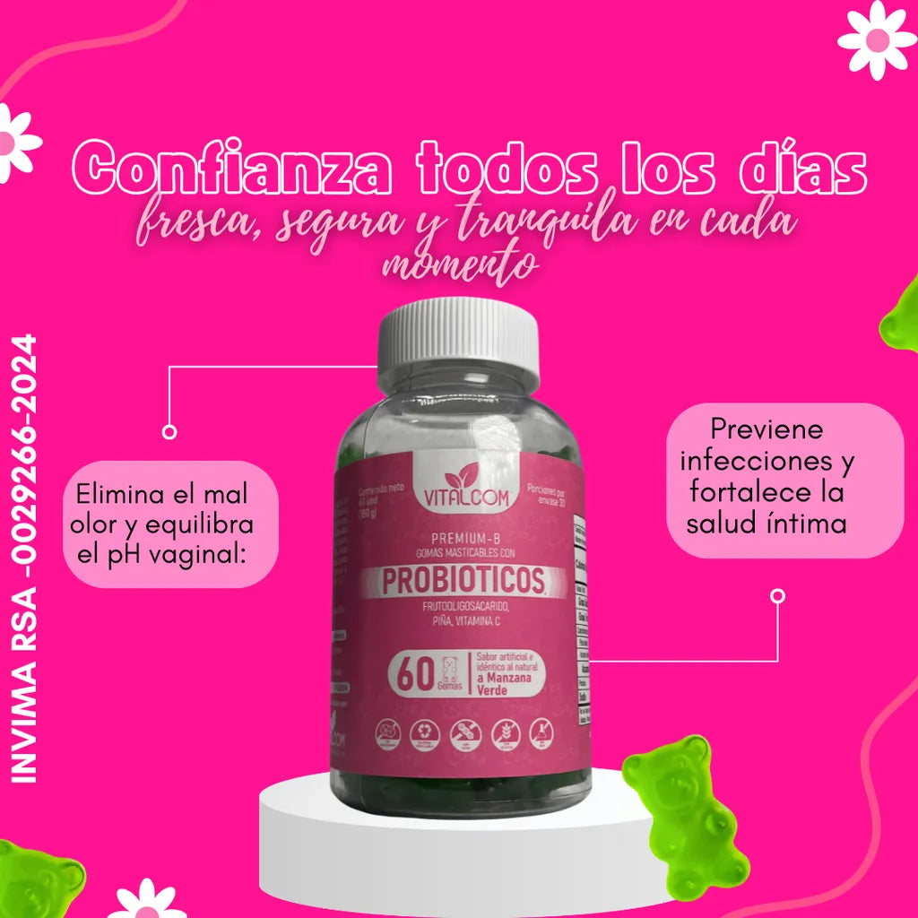 GOMITAS PROBIÓTICAS ✨ + ¡ENVIO GRATIS HOY!
