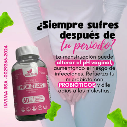 GOMITAS PROBIÓTICAS ✨ + ¡ENVIO GRATIS HOY!