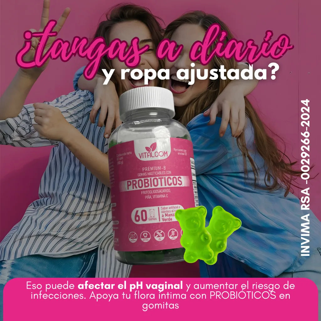 GOMITAS PROBIÓTICAS ✨ + ¡ENVIO GRATIS HOY!